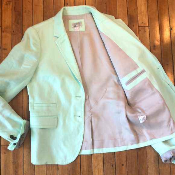 EUC J Crew linen blazer - Picture 5 of 5